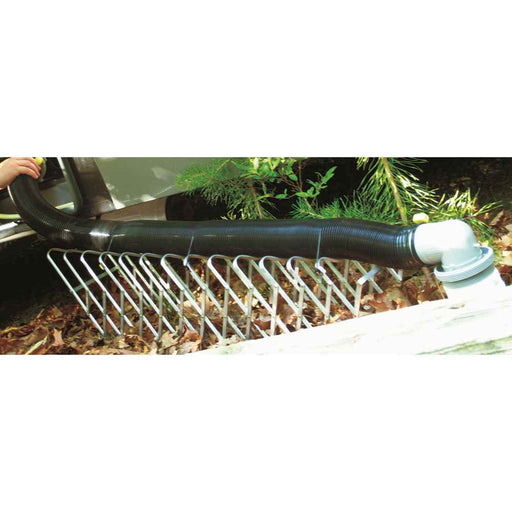 Black 10' RV Standard Sewer Hose, Compresses to 14" for Storage - Young Farts RV Parts