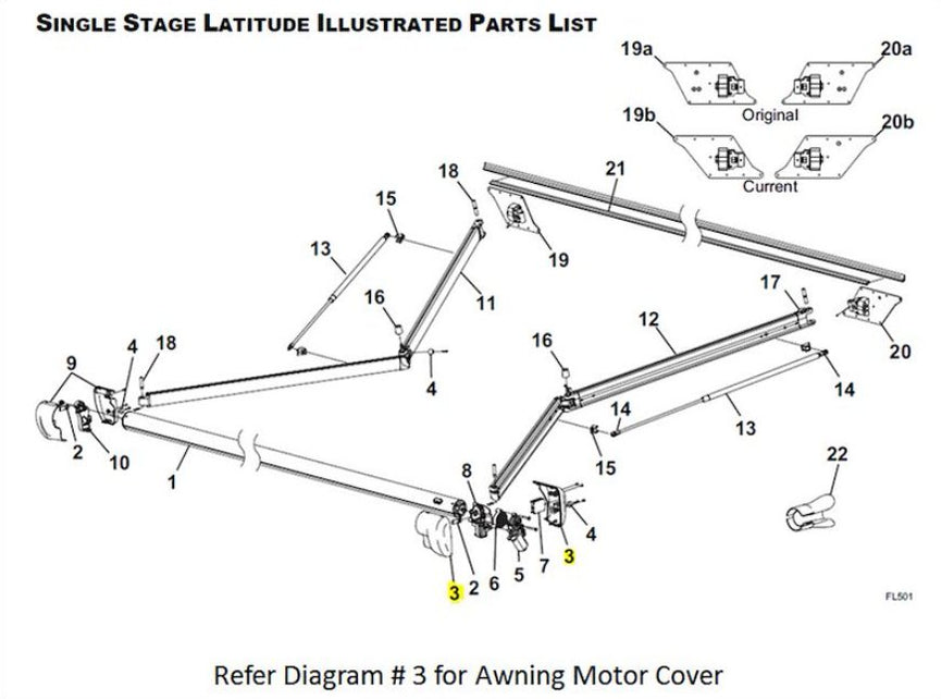 Shop RV Awnings Replacement Parts Online at RV Part Shop — RV Part Shop CA