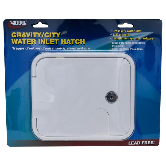 City/Gravity Water Hatch White - Young Farts RV Parts