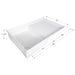 Combo Shower Pan SP400 - Polar White - Young Farts RV Parts