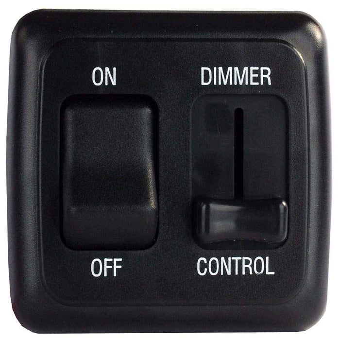 Dimmer/On - Off Rocker Sw Assembly - Black - Young Farts RV Parts