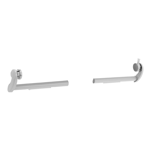 Dometic 9800018.402B Slide Topper Short 90 Degree Brackets - Polar White - Young Farts RV Parts