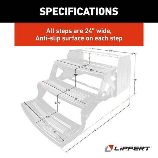 Entry Step Lippert Components 432687 - Young Farts RV Parts
