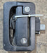 FIC Tall Trailer Door Lock, FRONT PLATE, Black - Young Farts RV Parts