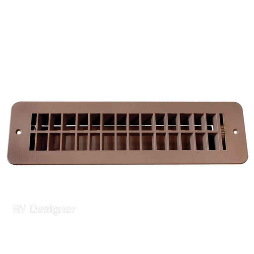 Floor Register 3.5X12 Tan Dampered Plastic - Young Farts RV Parts