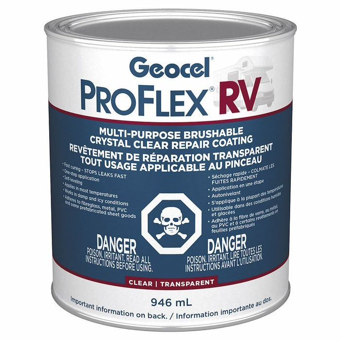 Geocel GC23800 Proflex RV Quart - Clear - Young Farts RV Parts