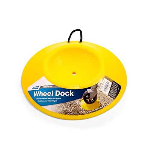 Heavy Duty Wheel Dock with Rope Handle Yellow - Young Farts RV Parts