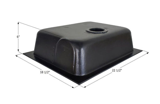 Icon 00437 (HT630B - SBD) Holding Tank Bottom Drain, 8 Gal. - Young Farts RV Parts