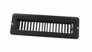 JR Products Heating/ Cooling Register - Rectangular Black - 02-29145 - Young Farts RV Parts