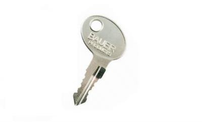 Key AP Products 013 - 689043 Bauer AE; Replacement Key For Bauer AE Series Door Lock - Young Farts RV Parts