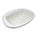 LaSalle Bristol 16270PWA 17" x 20" Lavatory Sink - White - Young Farts RV Parts
