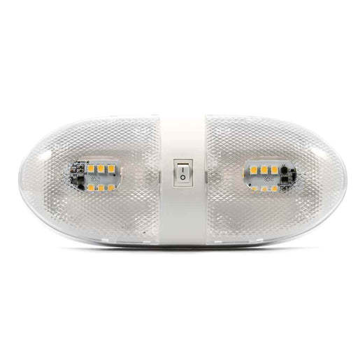LED Double Dome Light - 12VDC - 320 Lumens - Young Farts RV Parts
