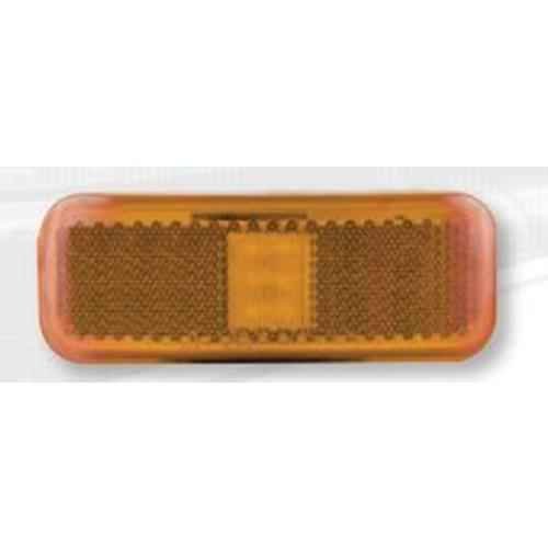 LED Mark Rectangular 2 Diode Two Wire Amber - Young Farts RV Parts