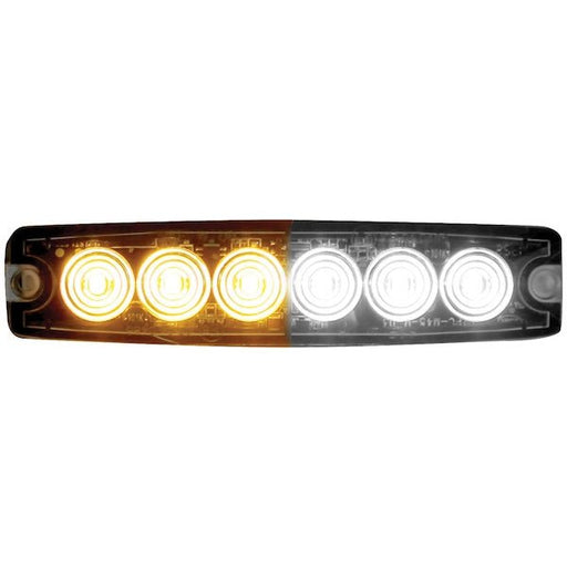 LIGHT,STROBE,5 - 1/8IN,6 - LED,AMBER/CL - Young Farts RV Parts