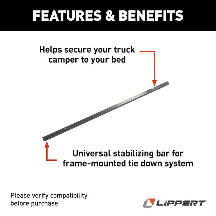 Lippert Components 182971 Happijac Stabilizing Bar 59.25" - Young Farts RV Parts