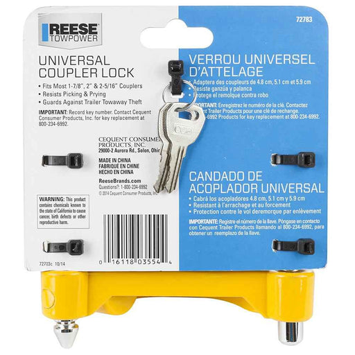 Lock Universal Coupler - Young Farts RV Parts