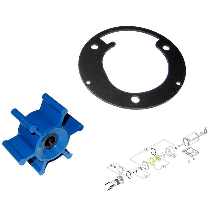 Macerator Impeller Kit f/3200 Series - Includes Gasket - Young Farts RV Parts