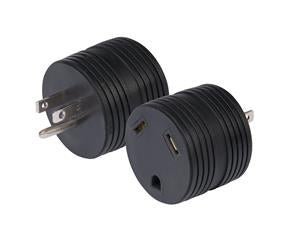 Marinco Weekender Power Cord Adapter Straight Blade 15 Amp Male x 30 Amp Female - 1530RVSA - Young Farts RV Parts
