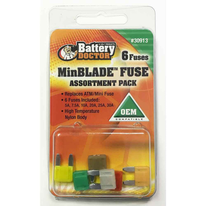 Minblade 6Pc Fuse Kit - Young Farts RV Parts