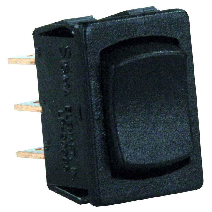 Mini Momentary On/Off Switch Black - Young Farts RV Parts