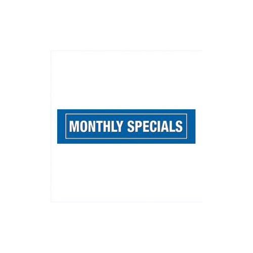 MONTHLY SPECIALS SIGN - Young Farts RV Parts