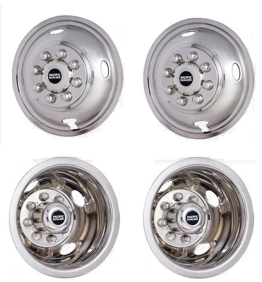 Pacific Dualies 43 - 1608 8 Lug Wheel Simulator Set 17" (05 - 06 Ford F350) - Young Farts RV Parts