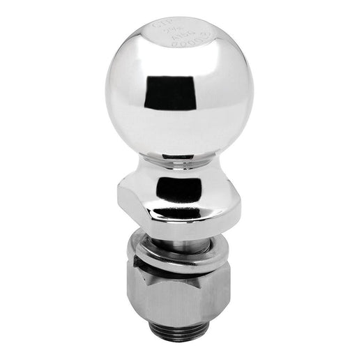 Packaged Hitch Ball 2 - 5/16"X1"X2 - 1/8" 6 000 Stainless Steel - Young Farts RV Parts