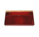 Peterson Mfg. V25913 - 25 Trailer Light Lens; Replacement Lens For Peterson Trailer Light Part Number 25913; Rectangular; Red/ Clear; Single; With License Light - Young Farts RV Parts