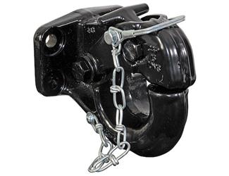 Pintle Hook Buyers Products PH15 Bolt - On Mount, 30000 Pound Towing Capacity, 6000 Pound Vertical Capacity, 3 - 3/8" On Center Bolt Spacing, Steel, Without Hardware - Young Farts RV Parts