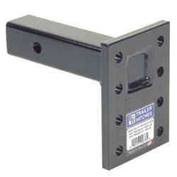 Pintle Hook Mounting Plate B&W Trailer Hitches PMHD14001 Heavy Duty Pintle Plate, Receiver Mount Type, For 2" Receiver, 16000 Pound Gross Trailer Weight/1600 Tongue Weight, 6 Hole, 9" Shank Length, 2 Position - Young Farts RV Parts