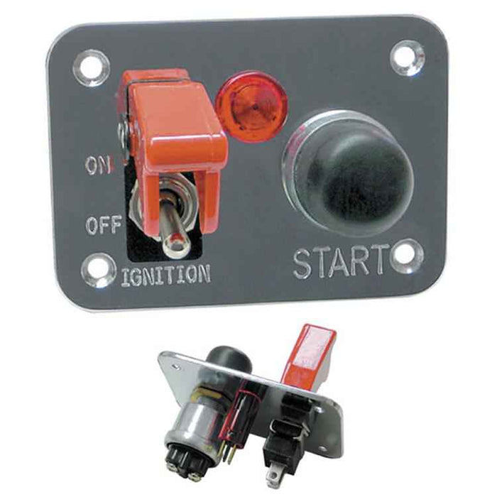 Polished Aluminum Switch Panel Start/Ignition - Young Farts RV Parts