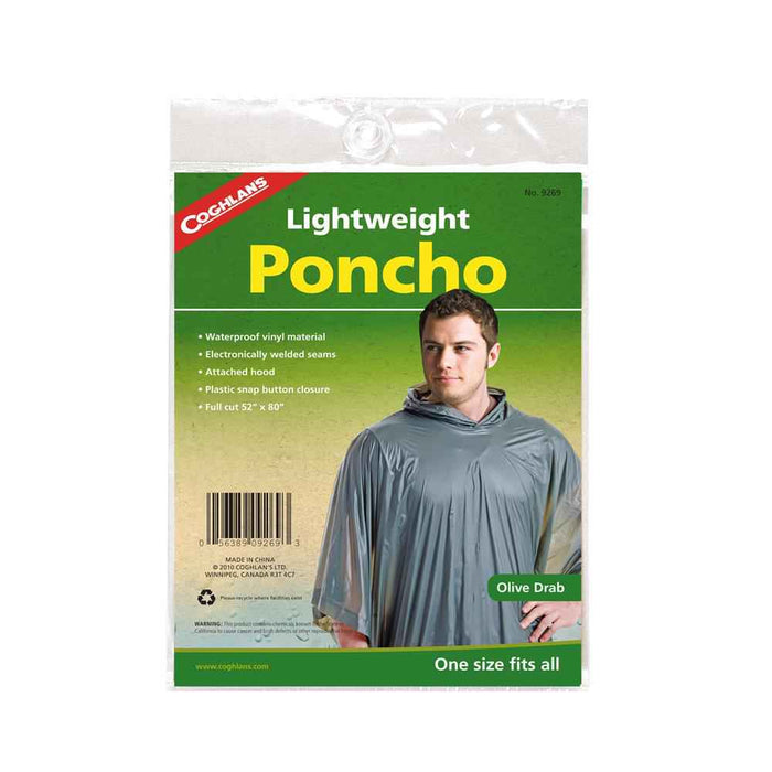 Poncho - Olive Drab - Young Farts RV Parts