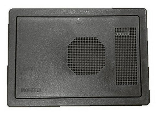 Power Converter Door WFCO/ Arterra WF - 8735 - PB - DA Replacement Door Assembly For Arterra Part Number WF - 8735 - PB Power Converter; Flip Down Type; Black; Plastic; Rectangular - Young Farts RV Parts