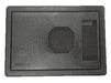 Power Converter Door WFCO/ Arterra WF - 8735 - PB - DA Replacement Door Assembly For Arterra Part Number WF - 8735 - PB Power Converter; Flip Down Type; Black; Plastic; Rectangular - Young Farts RV Parts