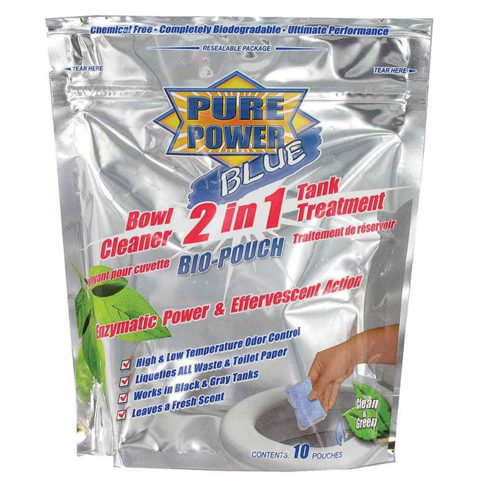 Pure Power Blue 2N1 Drop - Ins 10/Pk - Young Farts RV Parts