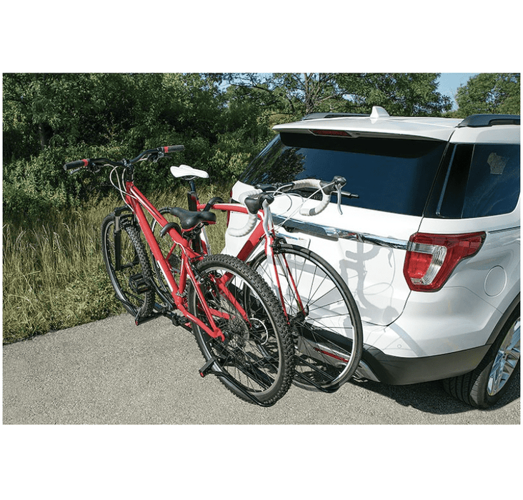 Q - Slot 2 Bike Carrier Rail Rack w/Tilt 1 - 1/4" Mount - Young Farts RV Parts