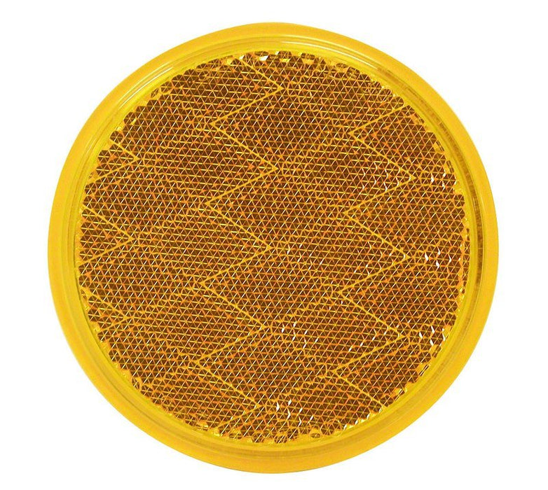 Reflector Peterson Mfg. V475A Quick Mount; Amber Lens; 3 - 3/16" Round; Without Housing - Young Farts RV Parts