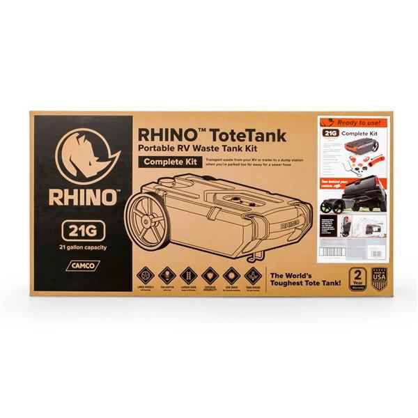 Rhino Heavy Duty 21 Gallon Portable Waste Holding Tank - Young Farts RV Parts