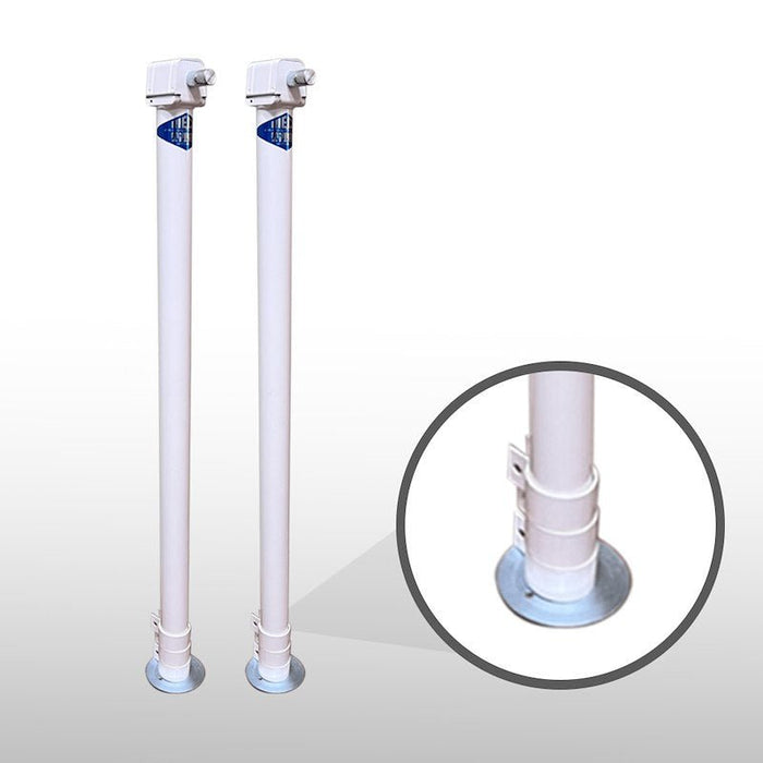 Rieco Titan 44321 - Four Mechanical Jack , C - Ring Clamp, CTN/2, No Bracket (White) - Young Farts RV Parts