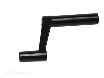 Roof Vent Crank Handle RV Designer H705 Use With RV Designer Windows, 1-3/4" Size, Black, Plastic - Young Farts RV Parts