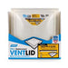 Roof Vent Lid Camco 40185 Roof Vent Lid Display, Cardboard Box, With 6 White Ventline 2008 And Older/ Elixir 1994 And Newer Replacement Vent Lids For 14" x 14" Vents, Polypropylene, With Mounting Hardware - Young Farts RV Parts
