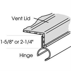 Roof Vent Lid Heng's Industries 90085-C1 Replacement For Hengs/ Elixir Old Style Series 20000, Smoke - Young Farts RV Parts
