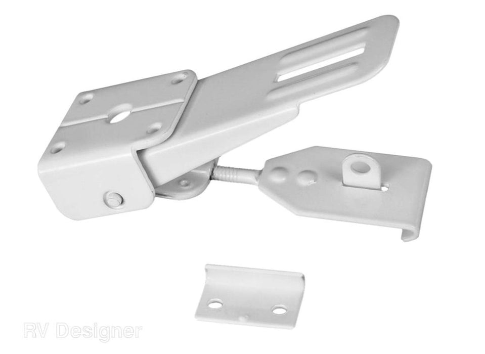 RV Designer E316 Pop - Up Camper Latch, White - Young Farts RV Parts