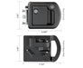 RV Designer T507 MOTORHOME Entry lock - Black - Young Farts RV Parts