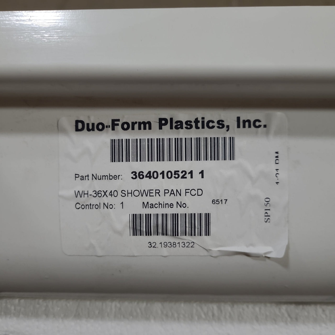 Buy Shower Pan 40