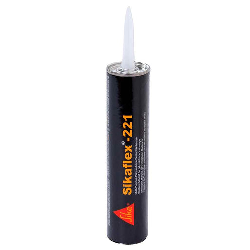Sikaflex 221 Multi - Purpose Polyurethane Sealant/Adhesive - 10.3oz(300ml) Cartridge - Aluminum Gray - Young Farts RV Parts