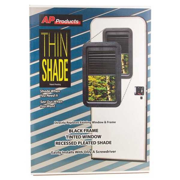 Slim Shade Replacement Shade Only Black - Young Farts RV Parts