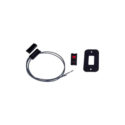 Sm Rec Magnet Door & Power Switch (Black Open) - Young Farts RV Parts