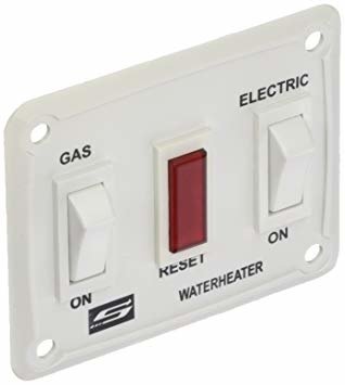 Suburban 232882 Water Heater DEL Model 12V On/Off Wall Switch - White - Young Farts RV Parts