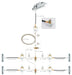 Titan International 1389HREKITTC 13" 8K End Kit 9/16 w/Dustcap - Young Farts RV Parts